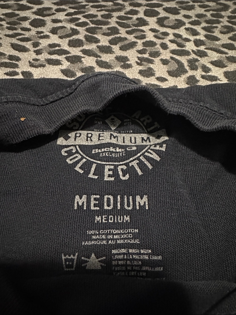 Men's Sullen Navy Blue Graphic Crewneck T-Shirt - Picture 3 of 5